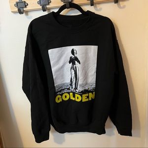 Harry Styles Golden Crewneck Sweatshirt Merch